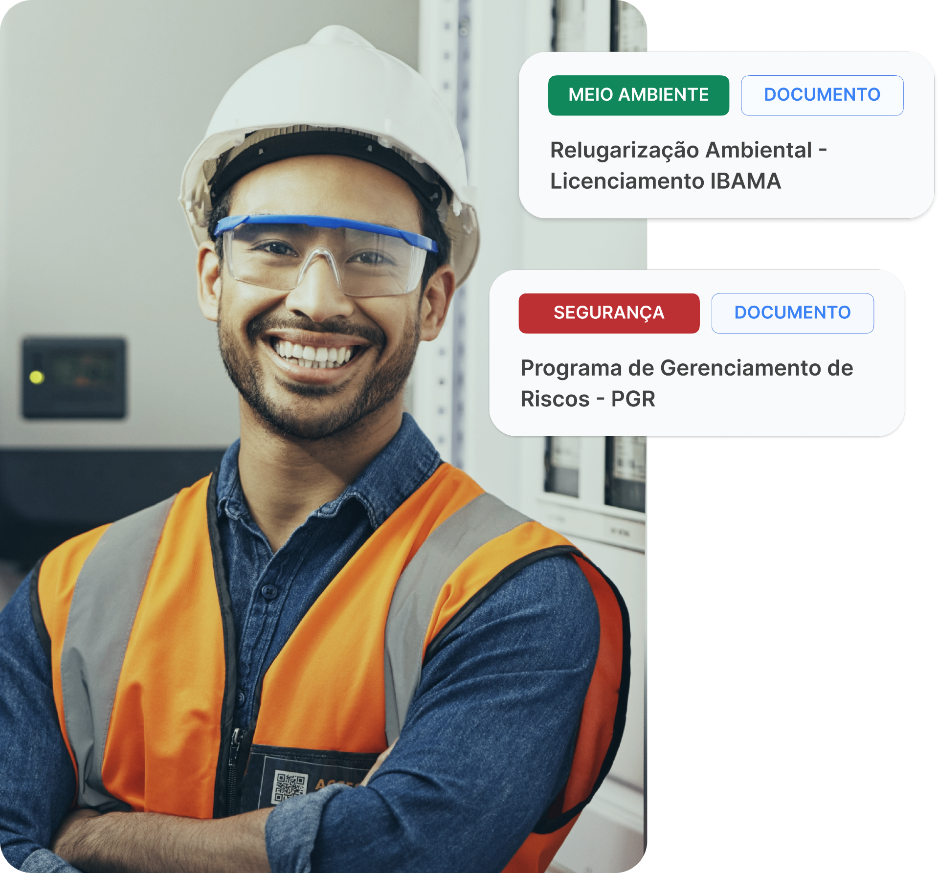 Tela do sistema Gestão de Requisitos Legais