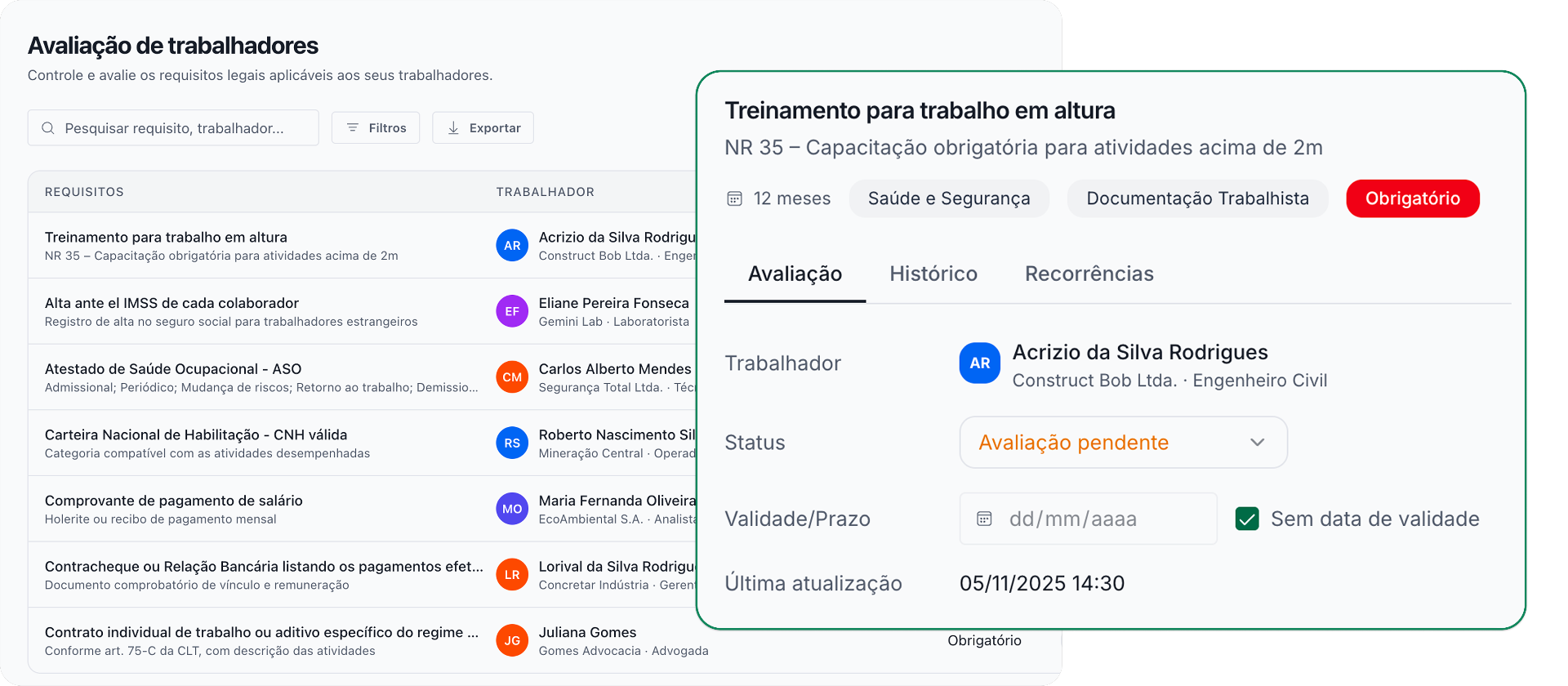 Projetado para quem opera, dimensionado para quem decide